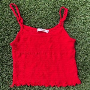 cute little red tank top